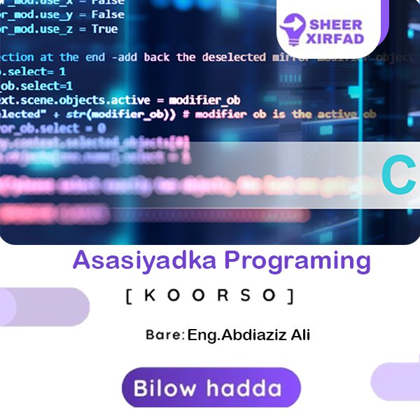 Fundamental of Programing (C Programming Language)